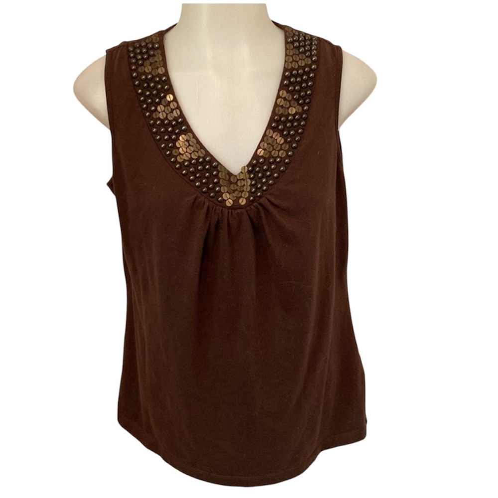 🛑LAST CHANCE🛑ST JOHNS BAY Embellished Tank BUY NOW